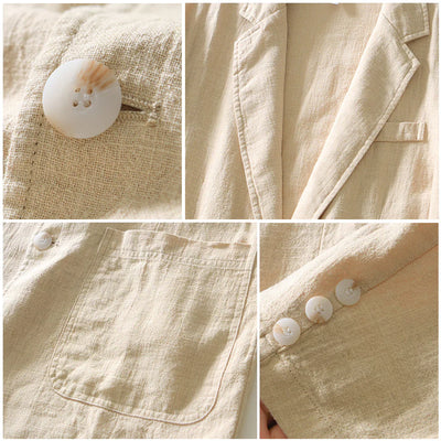 Men's casual two button blazer