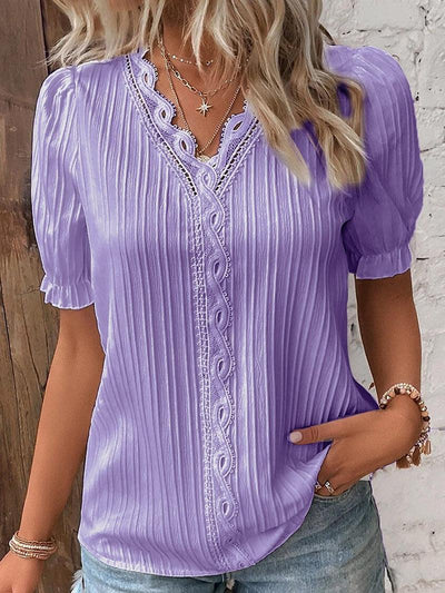 Stylish Women's V-Neck T-Shirt – Soft & Lightweight Fabric