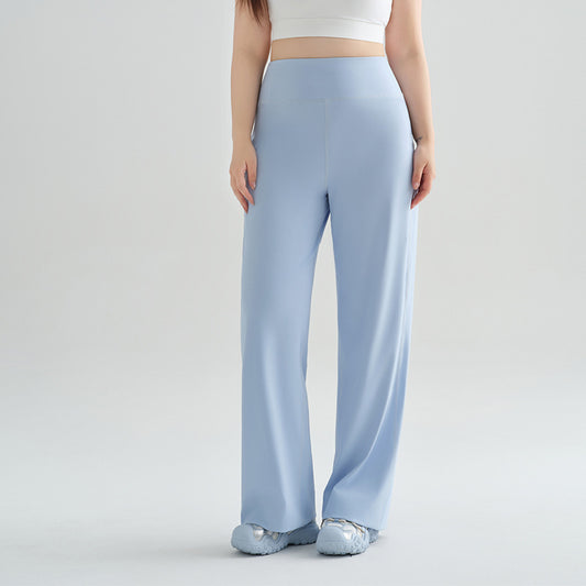 Women's wide-leg high-waisted pants