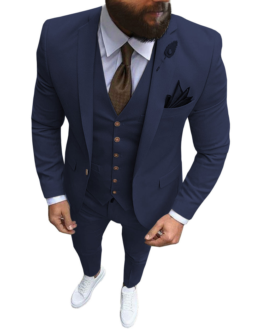 Men's Classic Fit Suit - Comfortable Formal Wear for Men