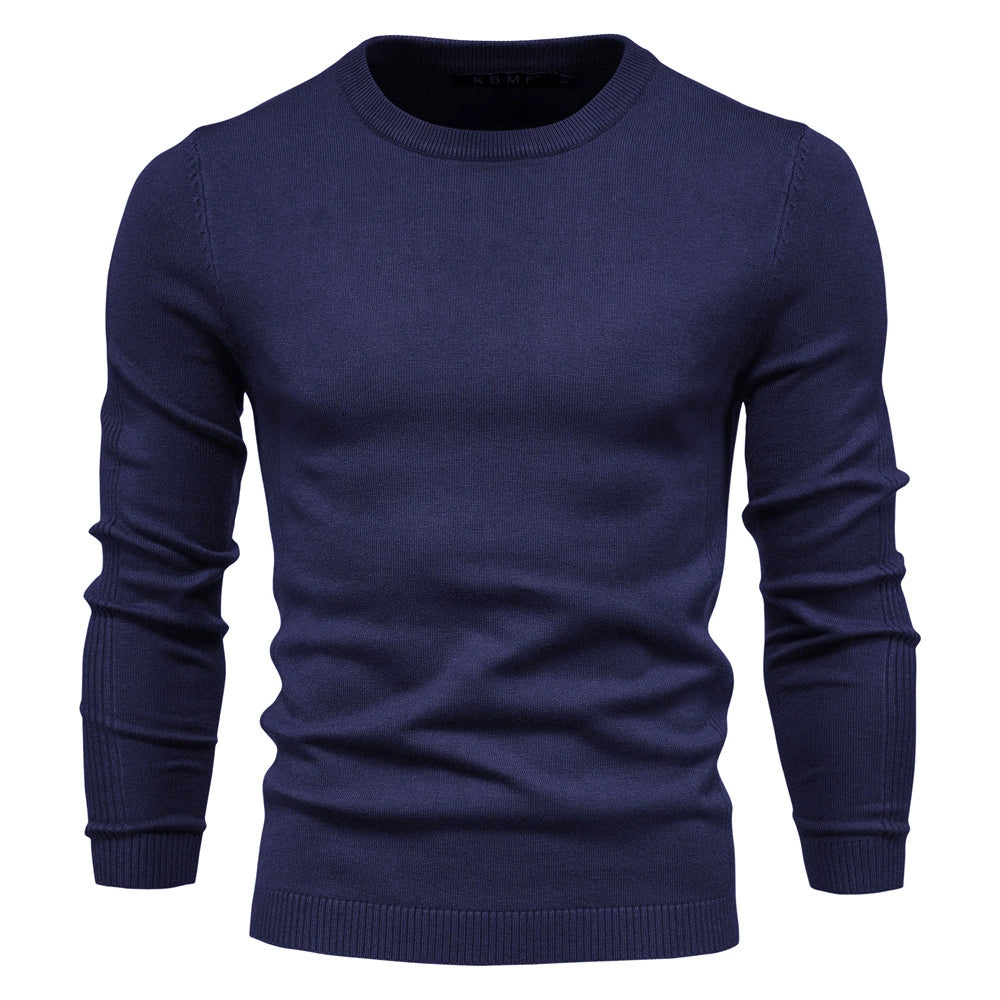 Men’s Crew Neck Sweater – Regular Fit – Long Sleeve – Soft & Warm Knit Jumper
