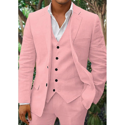 Men’s Blazer – Tailored Fit – Breathable Blend – Single-Breasted – Formal Wear