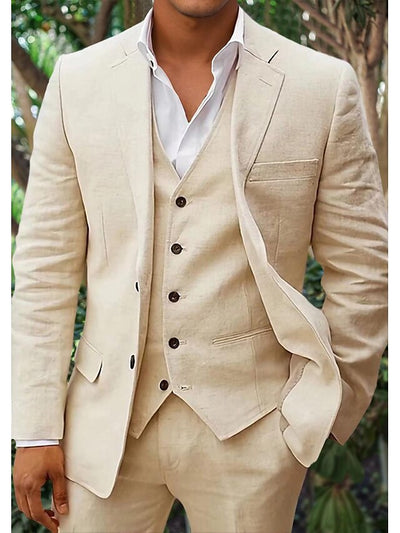 Men’s Blazer – Tailored Fit – Breathable Blend – Single-Breasted – Formal Wear