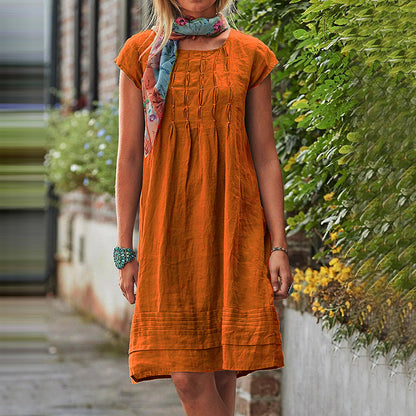 Women's Summer Dress - Short Sleeve - Casual Comfort