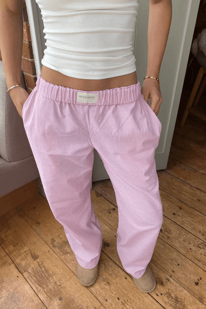 Women's Lounge Trousers - Relaxed Fit - Elastic Waistband - Soft & Lightweight