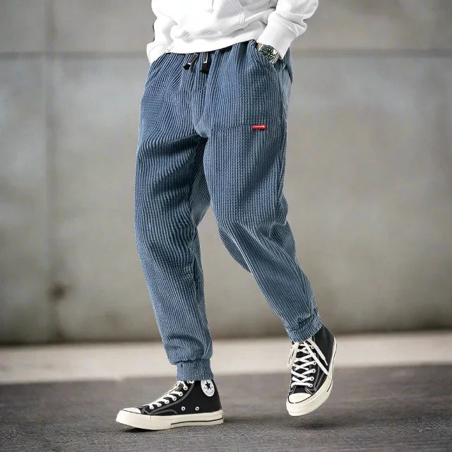 Modern loose corduroy pants for men