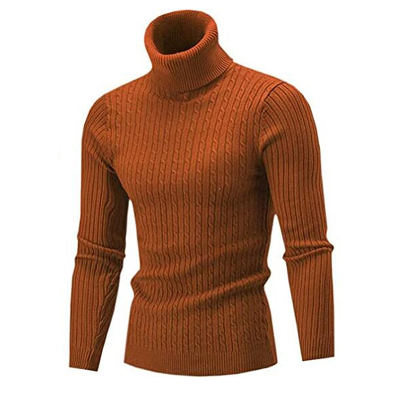 Men's classic turtleneck sweater