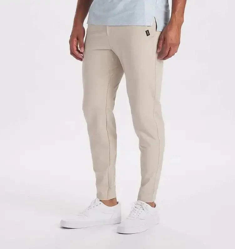 Men’s Jogger Pants - Slim Fit - Elastic Cuffs - Adjustable Waist - Stretch Cotton Blend