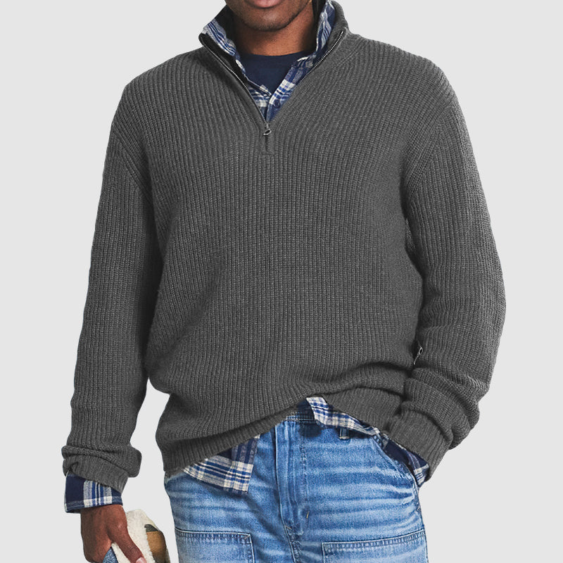 Men's casual pull knitted sweater