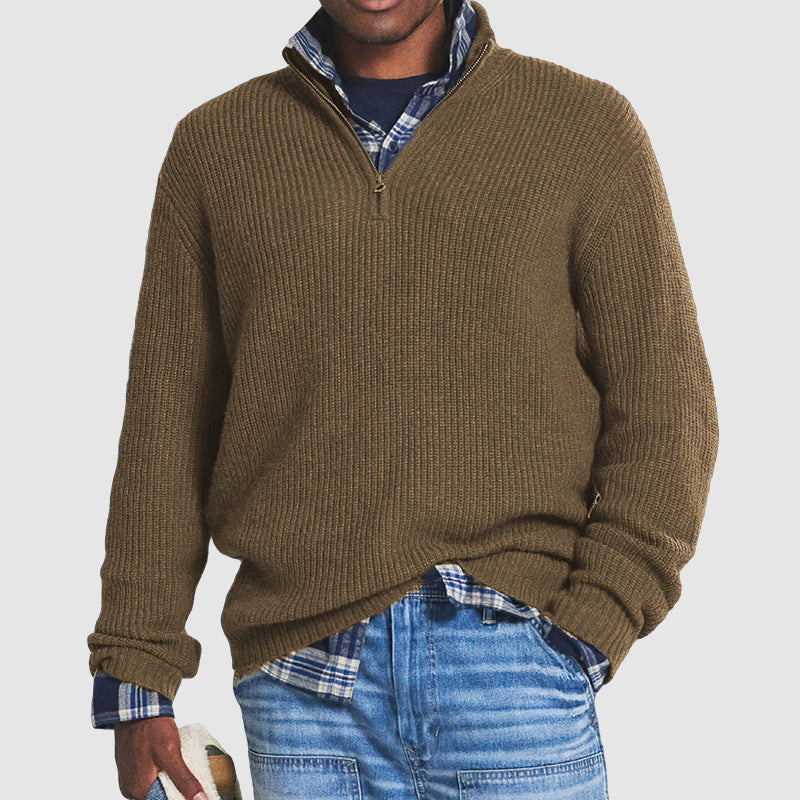 Men's casual pull knitted sweater