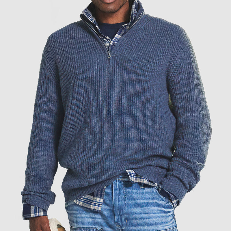 Men's casual pull knitted sweater