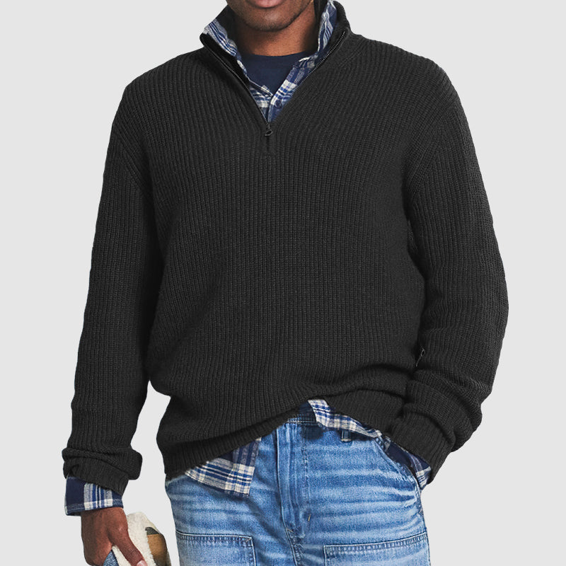 Men's casual pull knitted sweater