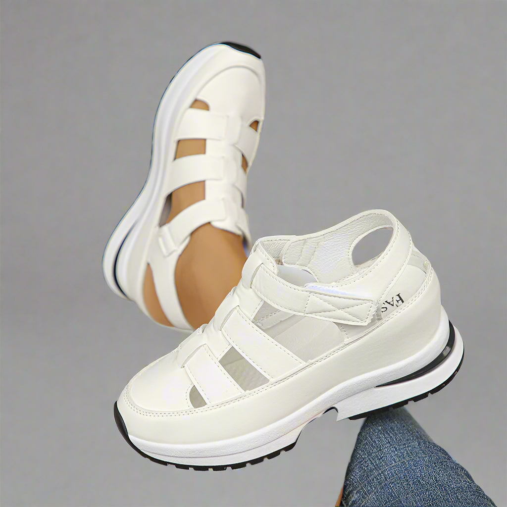 Women’s Orthopedic Sandals – Cushioned Platform Sole – Adjustable Straps – Open Toe