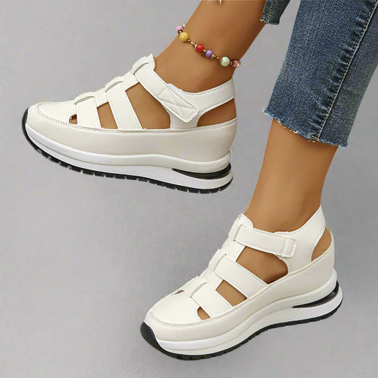 Women’s Orthopedic Sandals – Cushioned Platform Sole – Adjustable Straps – Open Toe