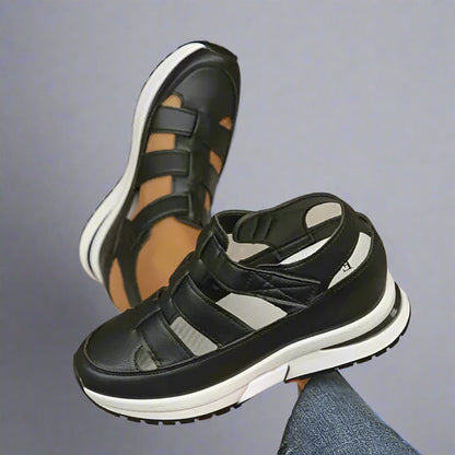 Women’s Orthopedic Sandals – Cushioned Platform Sole – Adjustable Straps – Open Toe