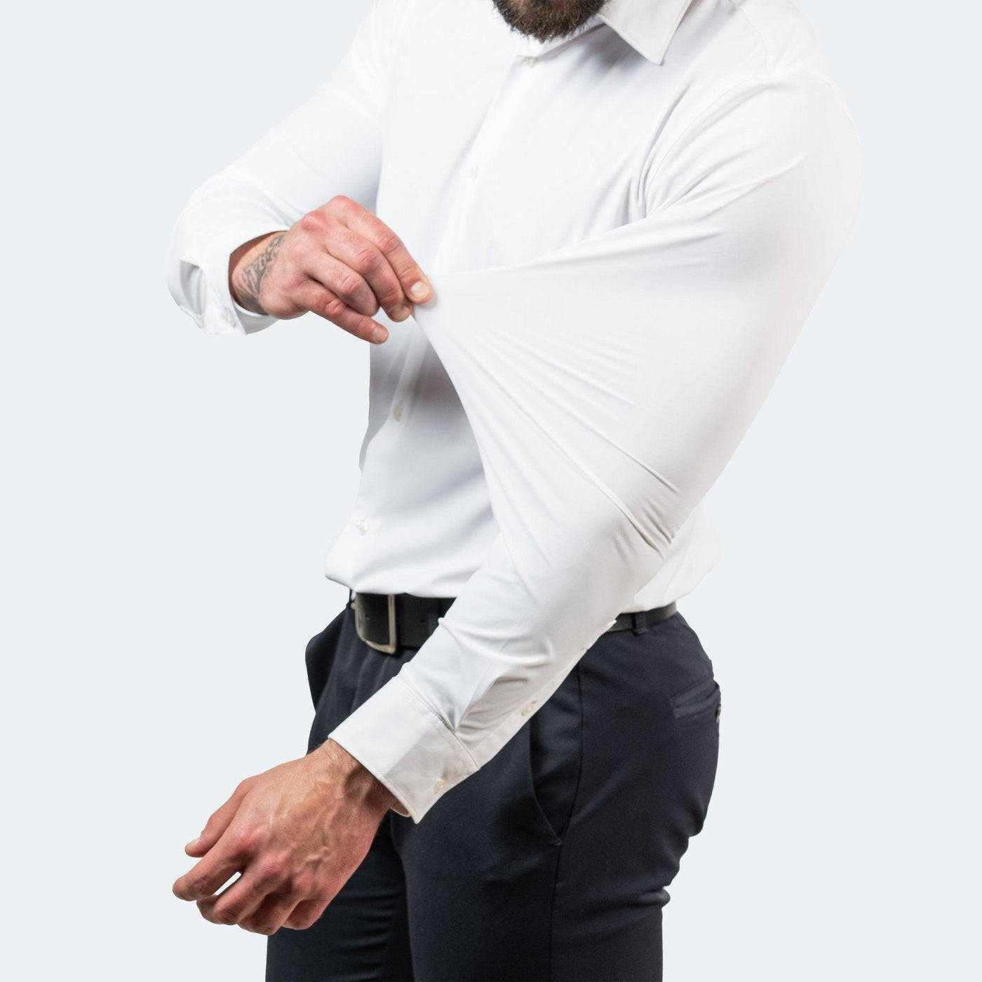 Non-Iron Stretch Dress Shirt for Men