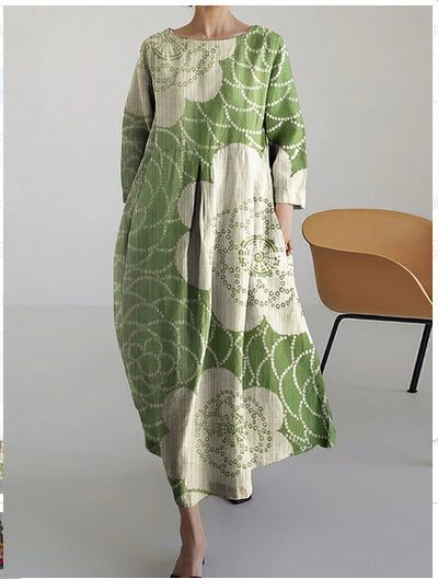 Women's Summer V-Neck Dress - Elegant Lightweight Style