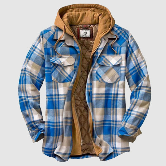 Men's casual rugged lumberjack jacket