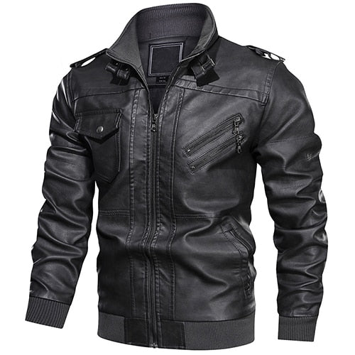 Robust men's casual outdoor jacket with multiple pockets