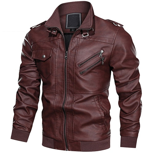 Robust men's casual outdoor jacket with multiple pockets