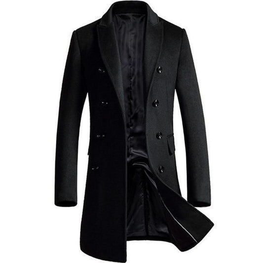 Double breasted men's formal coat