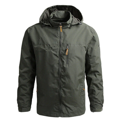 Men’s Softshell Jacket – Windproof Water-Resistant – Hooded – Regular Fit – Zip Closure