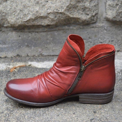 Zip-Up Boots for Women