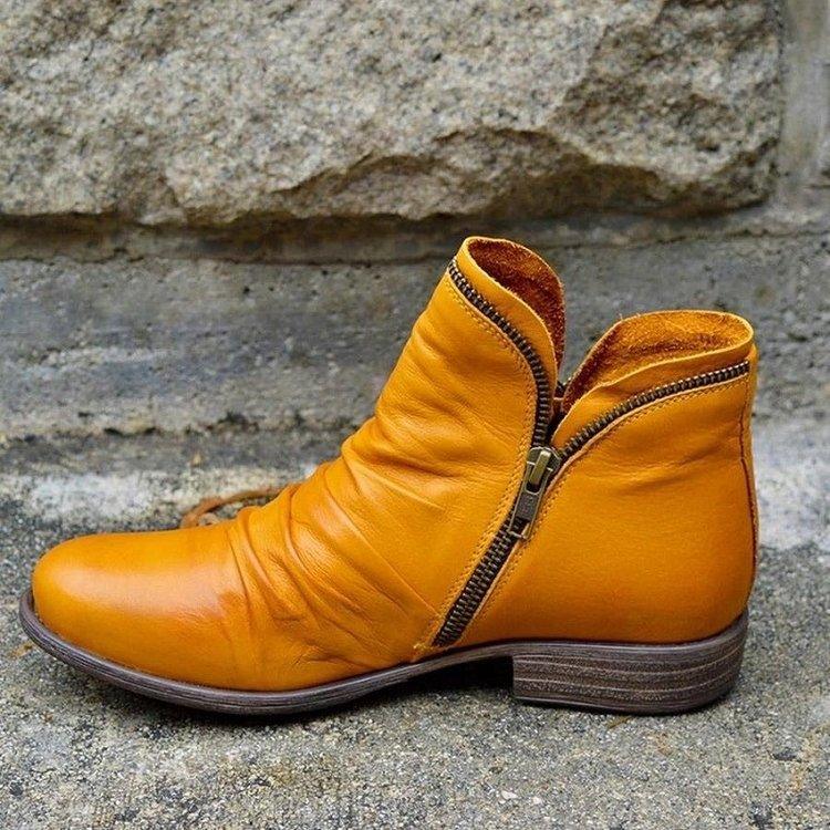 Zip-Up Boots for Women