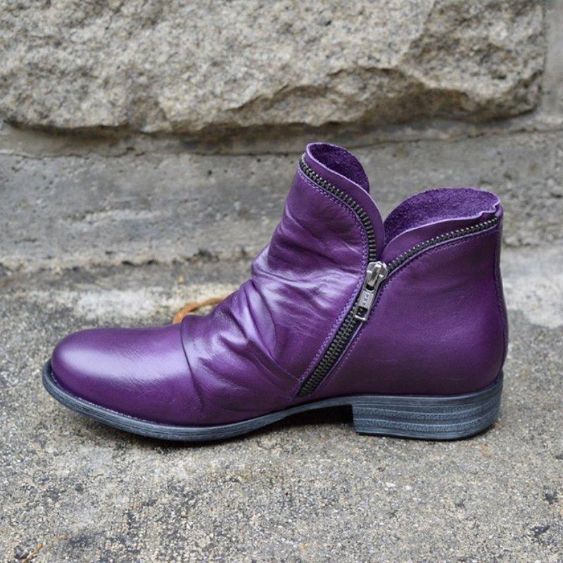 Zip-Up Boots for Women