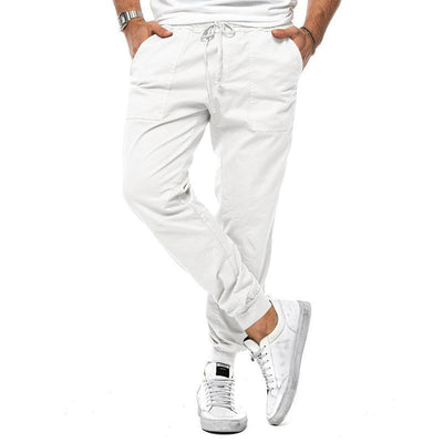 Men’s Jogger Pants - Relaxed Fit - Tapered Leg - Drawstring Waist - Elastic Cuffs