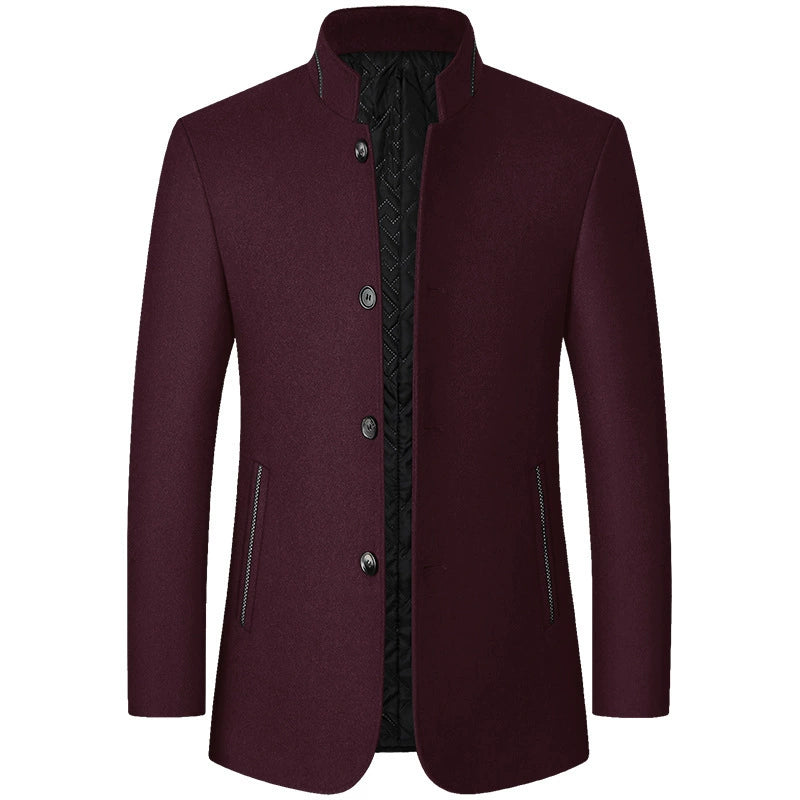 Men's casual trench coat jacket