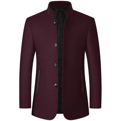 Men's casual trench coat jacket