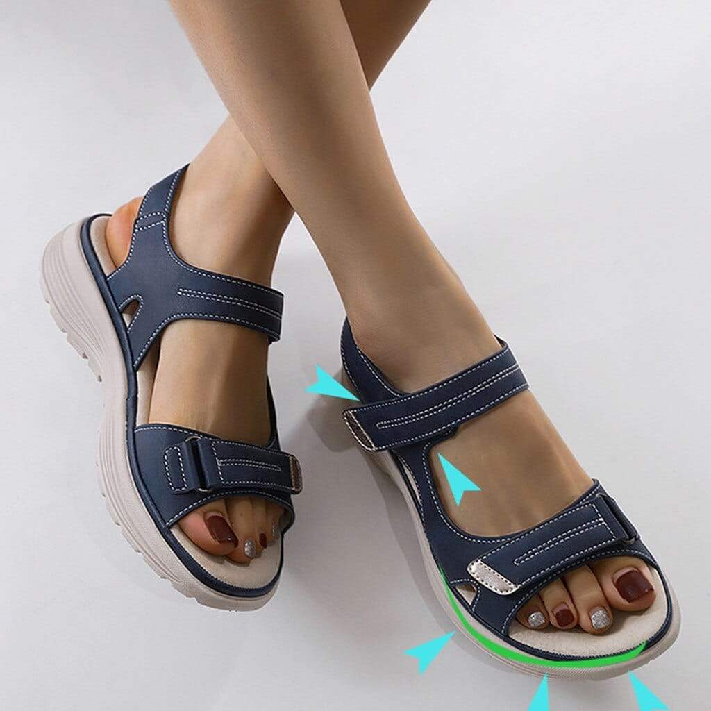 Women’s Sandals – Adjustable Straps – Ergonomic Footbed – Non-Slip Sole – Supportive Fit