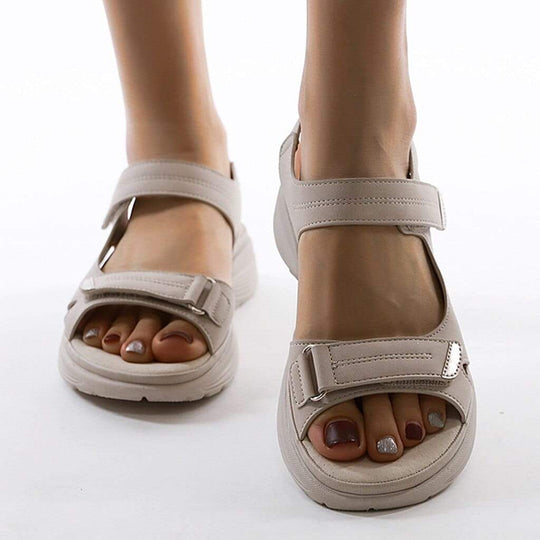 Women’s Sandals – Open Toe – Adjustable Straps – Cushioned Insole – Supportive Fit