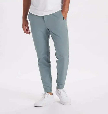 Men’s Jogger Pants - Slim Fit - Elastic Cuffs - Adjustable Waist - Stretch Cotton Blend