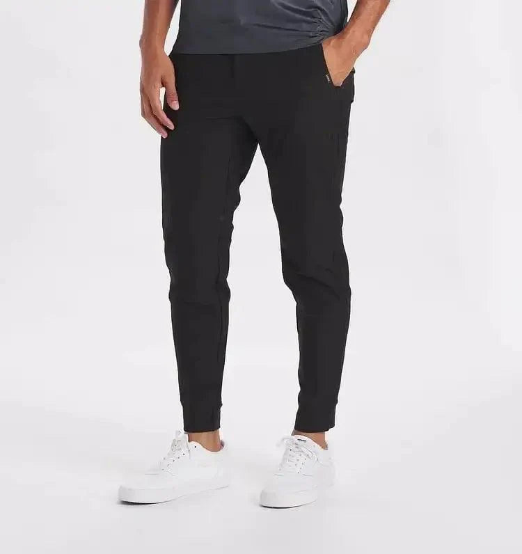 Men’s Jogger Pants - Slim Fit - Elastic Cuffs - Adjustable Waist - Stretch Cotton Blend