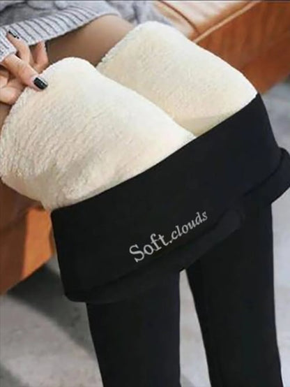 High waist warm leggings for women