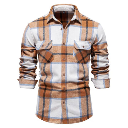 Men's classic plaid shirt