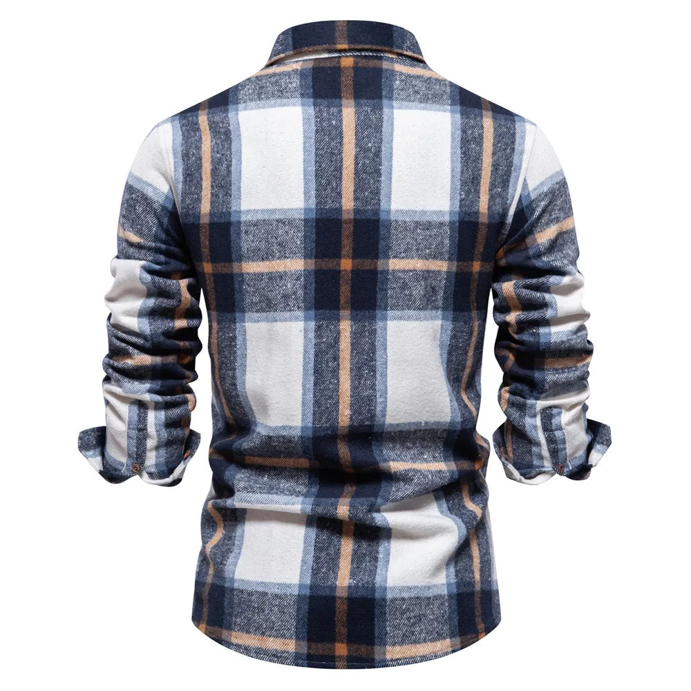 Men's classic plaid shirt