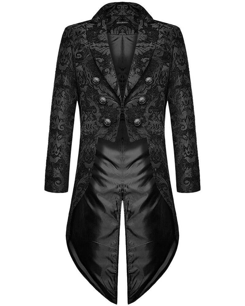 Men's gothic frack with brocade design