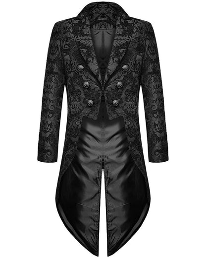 Men's gothic frack with brocade design