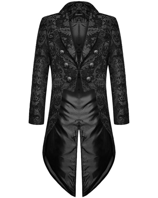 Men's gothic frack with brocade design