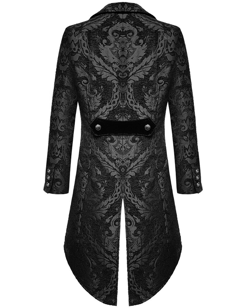 Men's gothic frack with brocade design