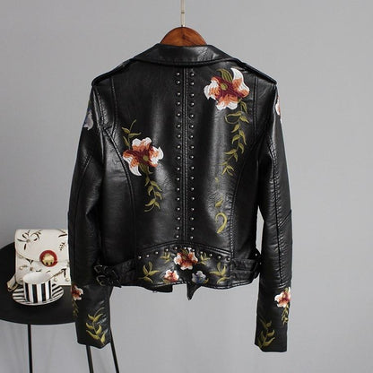 Women's leather jacket