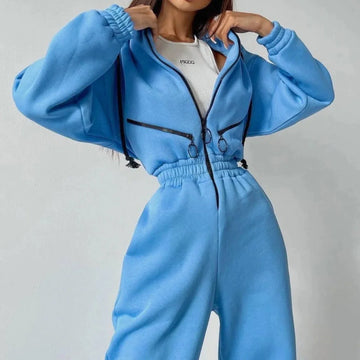 Laura Barbieri - Overall jumpsuit with elastic waistband