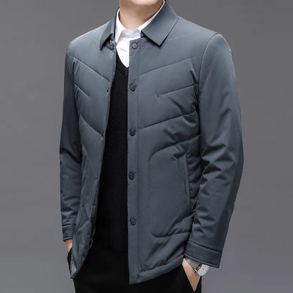 Men's lightweight jacket with lapels