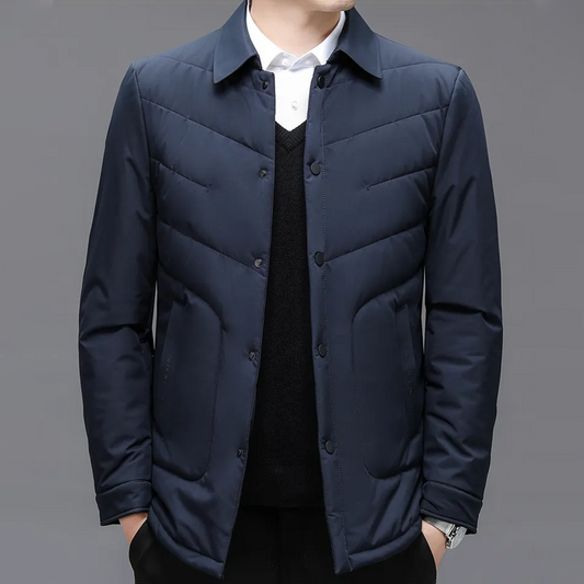 Men's lightweight jacket with lapels