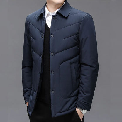 Men's lightweight jacket with lapels