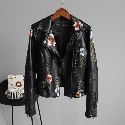 Women's leather jacket